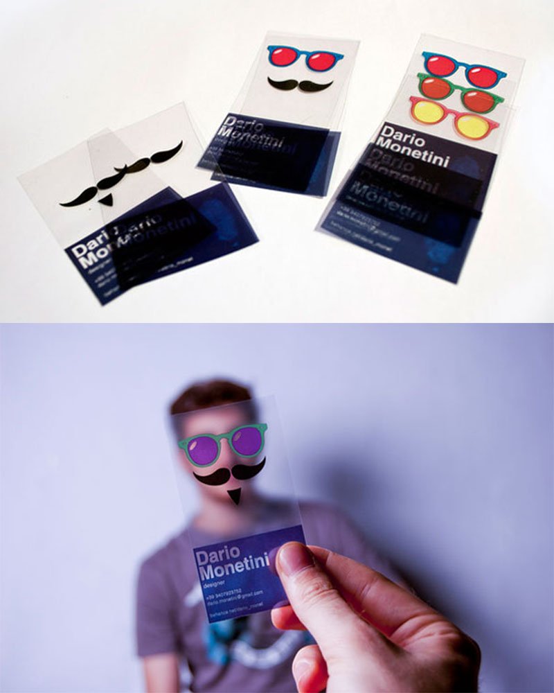 Stylish Transparency Business Card