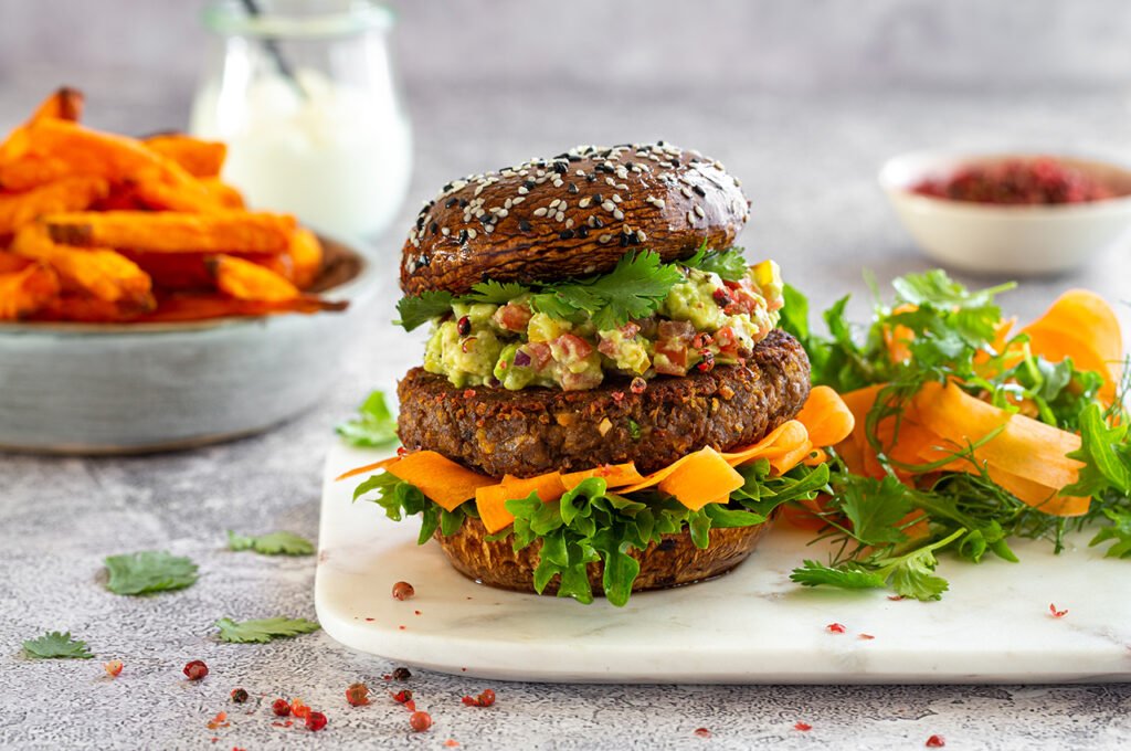 Lentil-mushroom Burgers