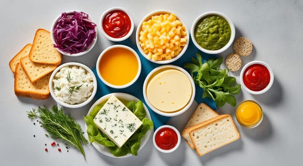 cheese sandwich accompaniments