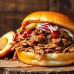 Making A Juicy Pulled Pork Sandwich