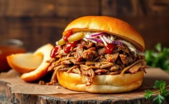 Making A Juicy Pulled Pork Sandwich