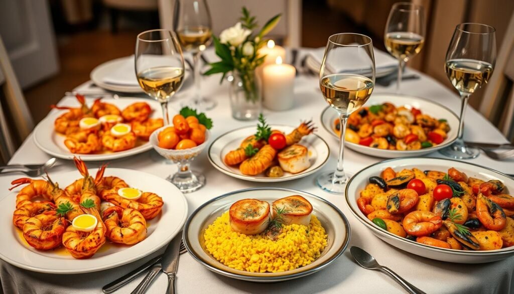 elegant seafood dishes